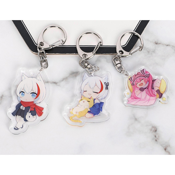 Silicone, PVC, and Acrylic Keychains-8